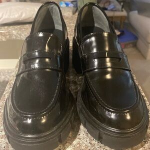 Sincerely Jules for Bandier Women’s Black Loafers- Gently Worn